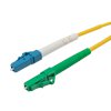 Picture of LC-APC to LC-UPC 9/125 Single mode Simplex Fiber Patch Cable, OS2, 10 Meter