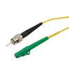 Picture of LC-APC to ST-UPC 9/125 Single mode Simplex Fiber Patch Cable, OS2, 3 Meter