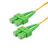 Picture of Fiber Optic Patch Cable SC/APC to SC/APC Duplex 9/125 single mode OS2 OFNP, 5 meter