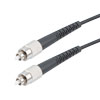 Picture of Fiber Optic Patch Cable FC/UPC to FC/UPC Simplex 9/125 SMF G.652.D 3.0mm Black, (LSZH) w/ internal spiral armor, 10 meter