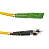 Picture of Fiber Optic Patch Cable SMA/APC-E2000/APC Duplex  9.25/125 OS1 Single Mode Fiber 3 mm PVC Jacket 1 m