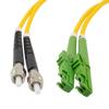 Picture of Fiber Optic Patch Cable SMA/APC-E2000/APC Duplex  9.25/125 OS1 Single Mode Fiber 3 mm PVC Jacket 1 m
