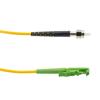 Picture of Fiber Optic Patch Cable SMA/APC-E2000/APC Simplex 9.25/125 OS1 Single Mode Fiber 3 mm PVC Jacket 1 m
