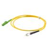 Picture of Fiber Optic Patch Cable SMA/APC-E2000/APC Simplex 9.25/125 OS1 Single Mode Fiber 3 mm PVC Jacket 5 m