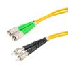 Picture of Fiber Optic Patch Cable, SMA/PC-FC/APC Duplex  9.25/125 µm OS1 Single Mode Fiber 3.0mm PVC-5M
