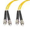 Picture of Fiber Optic Patch Cable SMA/APC-SMA/APC Duplex  9.25/125 OS1 Single Mode Fiber 3.0mm PVC Jacket 1 m