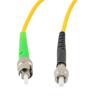 Picture of Fiber Optic Patch Cable, SMA/PC-ST/PC Simplex 9.25/125 µm OS1 Single Mode Fiber 3.0mm PVC-5M