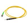 Picture of Fiber Optic Patch Cable, SMA/PC-ST/PC Simplex 9.25/125 µm OS1 Single Mode Fiber 3.0mm PVC-5M