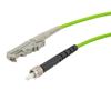 Picture of Fiber Optic Patch Cable SMA/PC-E2000/PC Simplex 50/125 OM5 Multimode Fiber 3.0mm PVC Jacket 1 meter