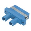 Picture of Duplex Fiber Adapter, SC / ST (Plastic Body) Ceramic Alignment Sleeve