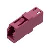 Picture of Fiber Optic Adapter, LC Simplex, low-profile, no flange, Heather Violet