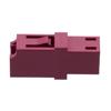 Picture of Fiber Optic Adapter, LC Simplex, low-profile, no flange, Heather Violet