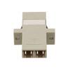Picture of Fiber Optic Coupler, LC Duplex, MultiMode, SC Footprint, Flange, Beige