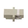 Picture of Fiber Optic Coupler, LC Duplex, MultiMode, SC Footprint, Flange, Beige