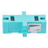 Picture of CS Single Channel (2F) Adapter, with Flange, Aqua
