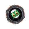 Picture of IP68 ODVA Compatible LC Bulkhead Duplex Adapter, SM APC, with Dust Cap