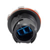 Picture of IP68 ODVA Compatible LC Bulkhead Duplex Adapter, SM, with Dust Cap