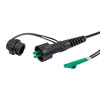 Picture of Outdoor rated SM ODVA to Duplex LC/APC, OSP Jacket 5M Cable Assembly