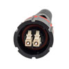 Picture of IP68 ODVA Compatible LC Duplex Connector, MM Duplex Beige, 7.0mm crimp sleeve, with Dust Cap