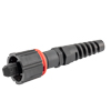 Picture of IP68 Series MPO Connector 12 Fiber, MMF Low Loss, Male, 6.0mm Crimp Option