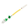 Picture of Fiber Connector, LC/APC Simplex, for 2.0mm SMF, Green, Unibody Design