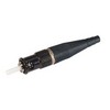 Picture of Ruggedized COTS ST Connector, Multimode Non-Locking Nickel Plated Brass for 3mm fiber