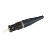 Picture of Ruggedized COTS ST Connector, Single Mode Non-Locking Nickel Plated Brass for 2mm fiber