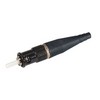 Picture of Ruggedized COTS ST Connector, Single Mode Non-Locking Nickel Plated Brass for 2.5mm fiber