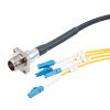 Picture of Fiber Optic Outdoor breakout cable, 4 fiber SMF(G.657.A2), 4 core AARC(Socket) to 4x LC/UPC with 7.0mm LSZH jacket, 10M