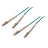 Picture of OM3 50/125, 10 Gig Multimode Fiber Cable, Dual LC / Dual LC, 3.0m