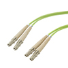 Picture of OM5 50/125 Multimode Fiber Cable, Dual LC / Dual LC, 15m with OFNR Zipcord Jacket