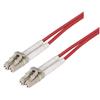 Picture of OM1 62.5/125, Multimode Fiber Cable, Dual LC / Dual LC, Red 1.0m