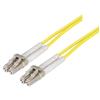 Picture of OM1 62.5/125, Multimode Fiber Cable, Dual LC / Dual LC, Yellow 1.0m