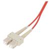 Picture of OM1 62.5/125, Multimode Fiber Cable, Dual SC / Dual SC, Red 15.0m