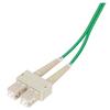 Picture of OM2 50/125, Multimode Fiber Cable, Dual SC / Dual SC, Green 1.0m