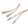 Picture of OM2 50/125, Multimode Fiber Cable, Dual SC / Dual LC, 4.0m