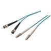 Picture of OM3 50/125, 10 Gig Multimode Fiber Cable, Dual ST / Dual LC, 2.0m