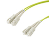 Picture of OM5 50/125 Multimode Fiber Cable, Dual SC / Dual SC, 5.0m with LSZH Zipcord Jacket