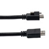 Picture of Ultra High Speed Locking HDMI Cable, Lock Male with Top Screw to Standard Male, Supports 8K Resolutions, HDR & VRR, Black, 1.0 Meter
