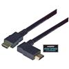 Picture of High Speed HDMI  Cable with Ethernet, Male/ Right Angle Male, Right Exit 0.5 M