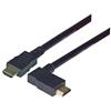 Picture of High Speed HDMI  Cable with Ethernet, Male/ Right Angle Male, LSZH, Right Exit  4.0 M