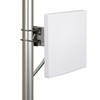 Picture of 2.4 GHz-2.5 GHz / 5.1 GHz-7.2 GHz, 6/6 dBi WiFi 6e 4x4 Dual Pol MIMO Outdoor Flat Panel Antenna - 4 x Type N Female on 1 meter RG58 pigtail