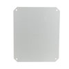 Picture of Blank Non-metallic Mounting Plate for 12x10x6 Polycarbonate Enclosures