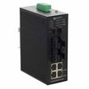 Picture of IES 10 Port Industrial Switch 4x RJ45 10/100TX 4x Duplex SC 100FX Single mode 20km 2x SFP 1000FX