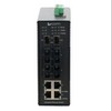 Picture of IES 10 Port Industrial Switch 4x RJ45 10/100TX 4x Duplex SC 100FX Single mode 20km 2x SFP 1000FX