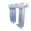Picture of L-Com Electro Zinc Plated 8 Inch (200mm) Wide Cabinet and Floor Stand 2pk