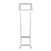 Picture of 42U adjustable Depth 4-Post open frame network rack RAL9003 -Signal White