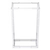 Picture of 37U adjustable 4-post open frame network rack RAL9003 -Signal White