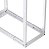 Picture of 42U adjustable depth  4-post open frame (12-24) network rack RAL9003 -Signal White