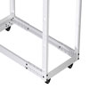 Picture of 45U adjustable Depth 4-Post open frame network rack RAL9003 -Signal White